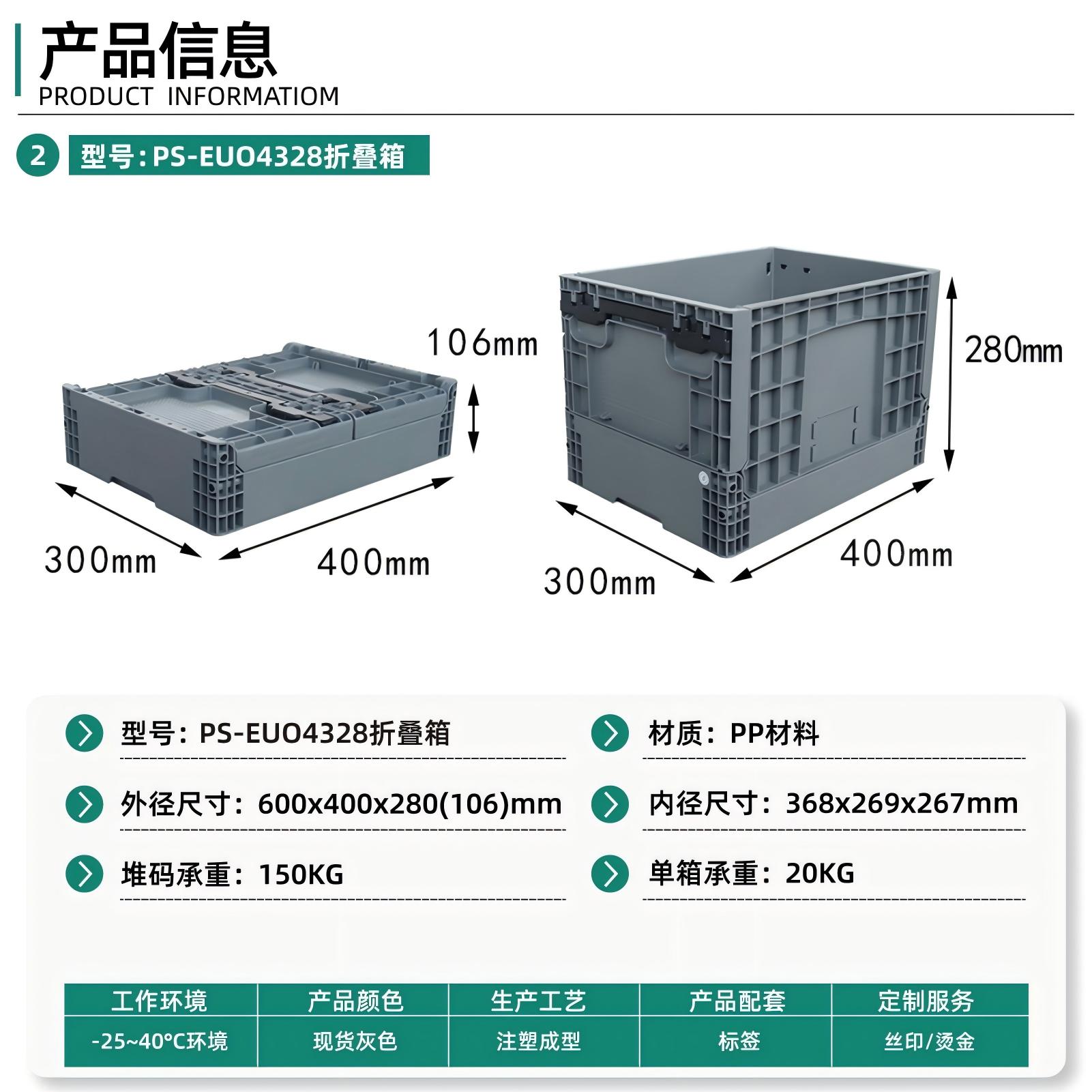 PS-EUO4328折叠箱