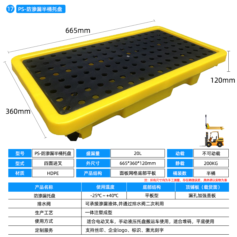 17PS-防渗漏半桶托盘